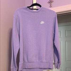 Nike Purple Crewneck Sweater